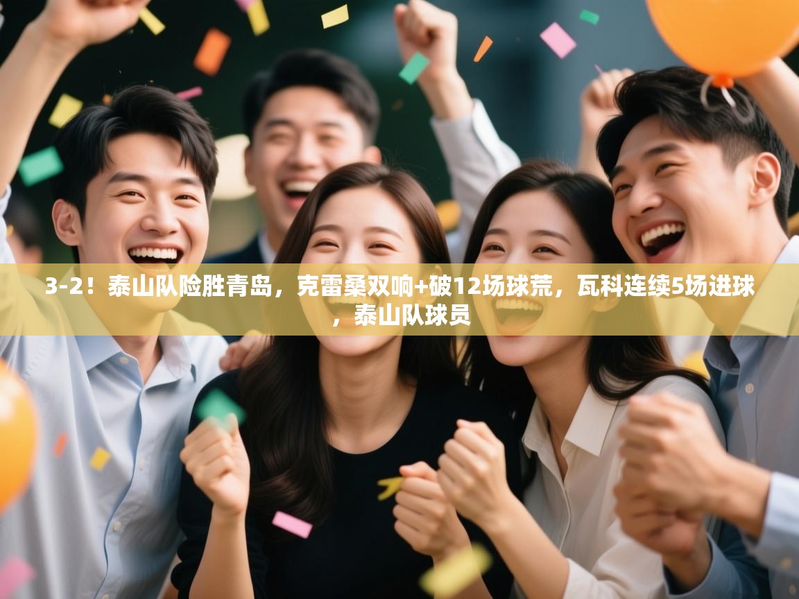 鲸蓝体育app下载-3-2！泰山队险胜青岛，克雷桑双响+破12场球荒，瓦科连续5场进球，泰山队球员  第2张